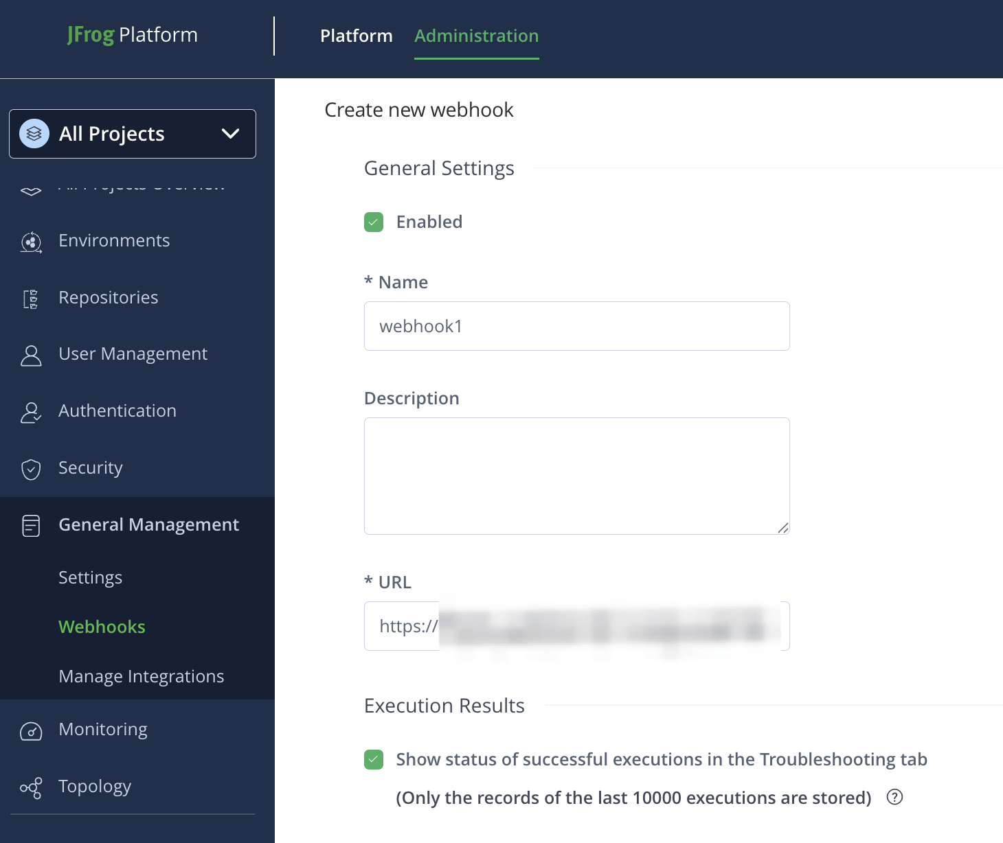 Add Webhook